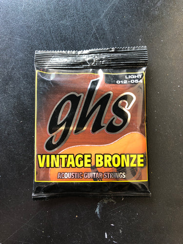 GHS Vintage Bronze Guitar Strings