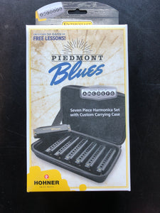 Piedmont Blues Harp Set of 7 w/ Case