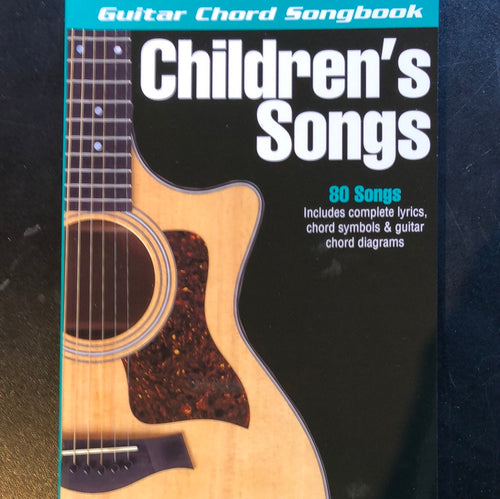 Childrens Songs Guitar Chord Songbook