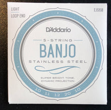 D'Addario Stainless steel Banjo Strings