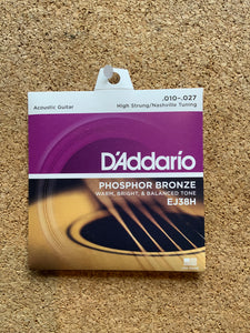 D'Addario EJ38H Nashville Tuning Guitar Strings