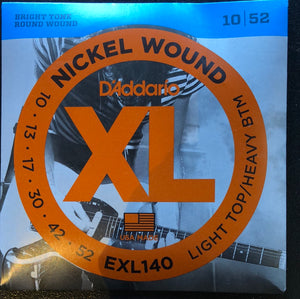 D'Addario EXL Nickel Wound Electric Guitar Strings