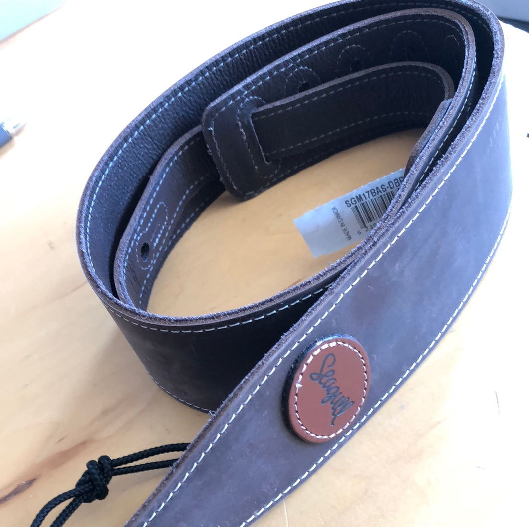 Seagull Dark Brown Butter Leather Strap