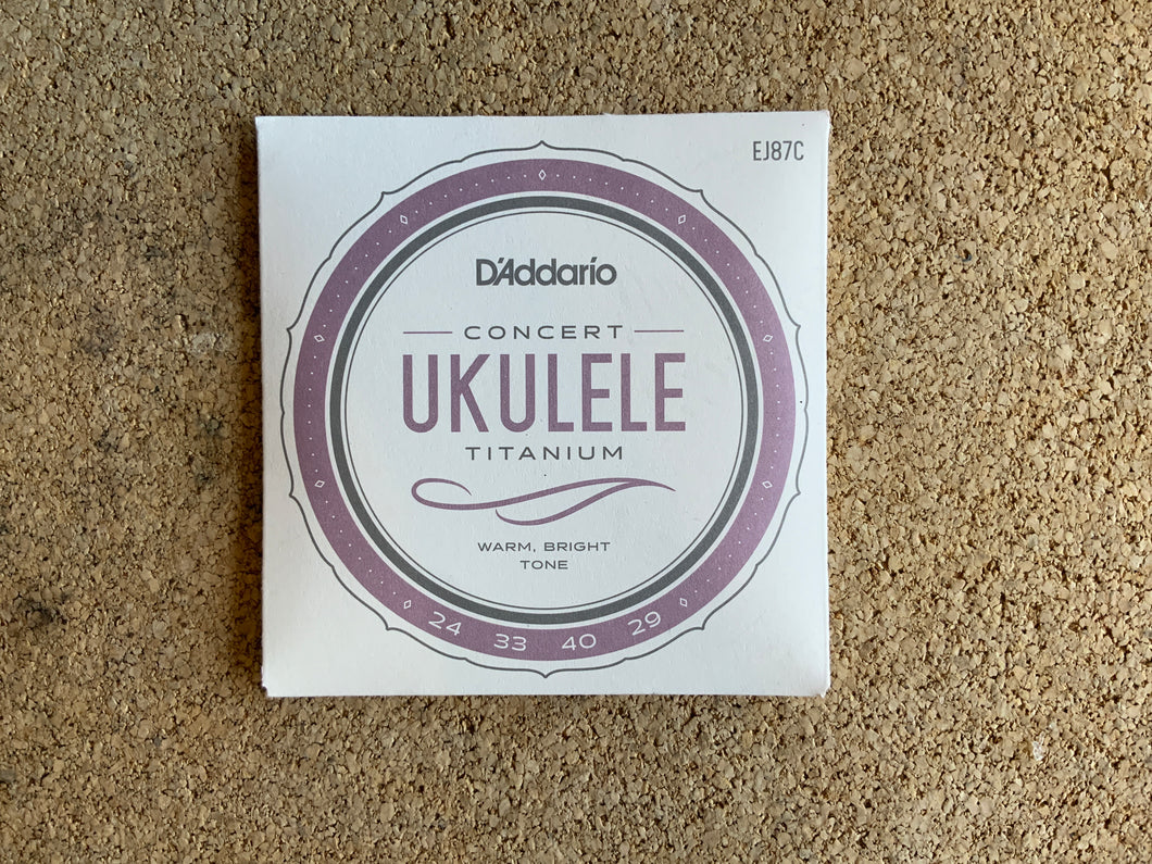 EJ87 Titanium Ukulele Strings