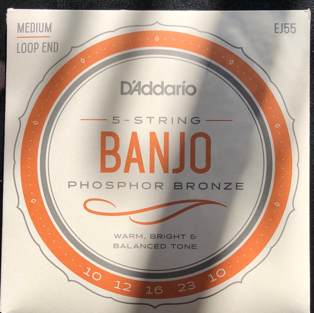 D'Addario Phosphor Bronze Banjo Strings